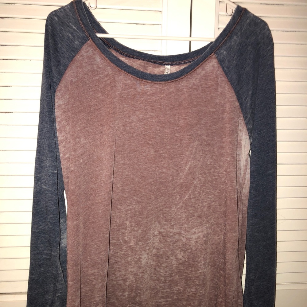 Baseball long sleeve tee
